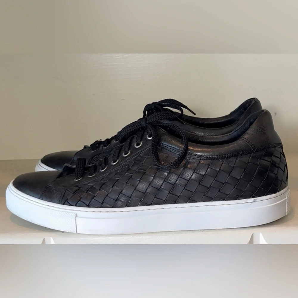 Trask Men’s Woven Leather Sneakers Size 11